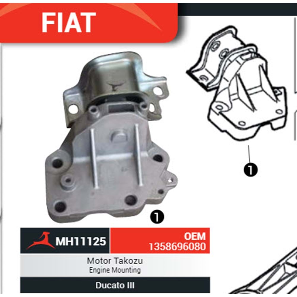 MOTOR TAKOZU SOL UST DUCATO III-JEST 3.0JTD