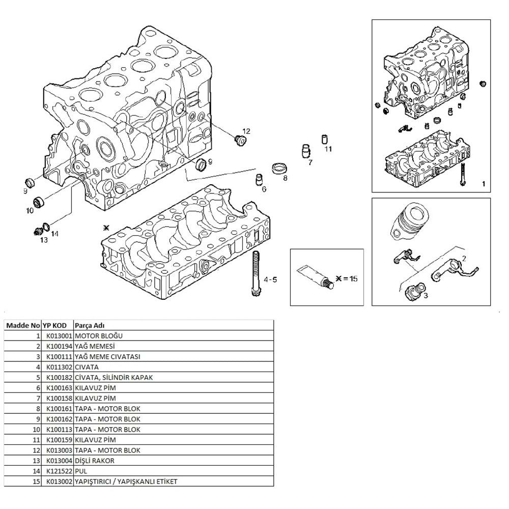 MOTOR BLOK TAPASI (CAP 25) J10