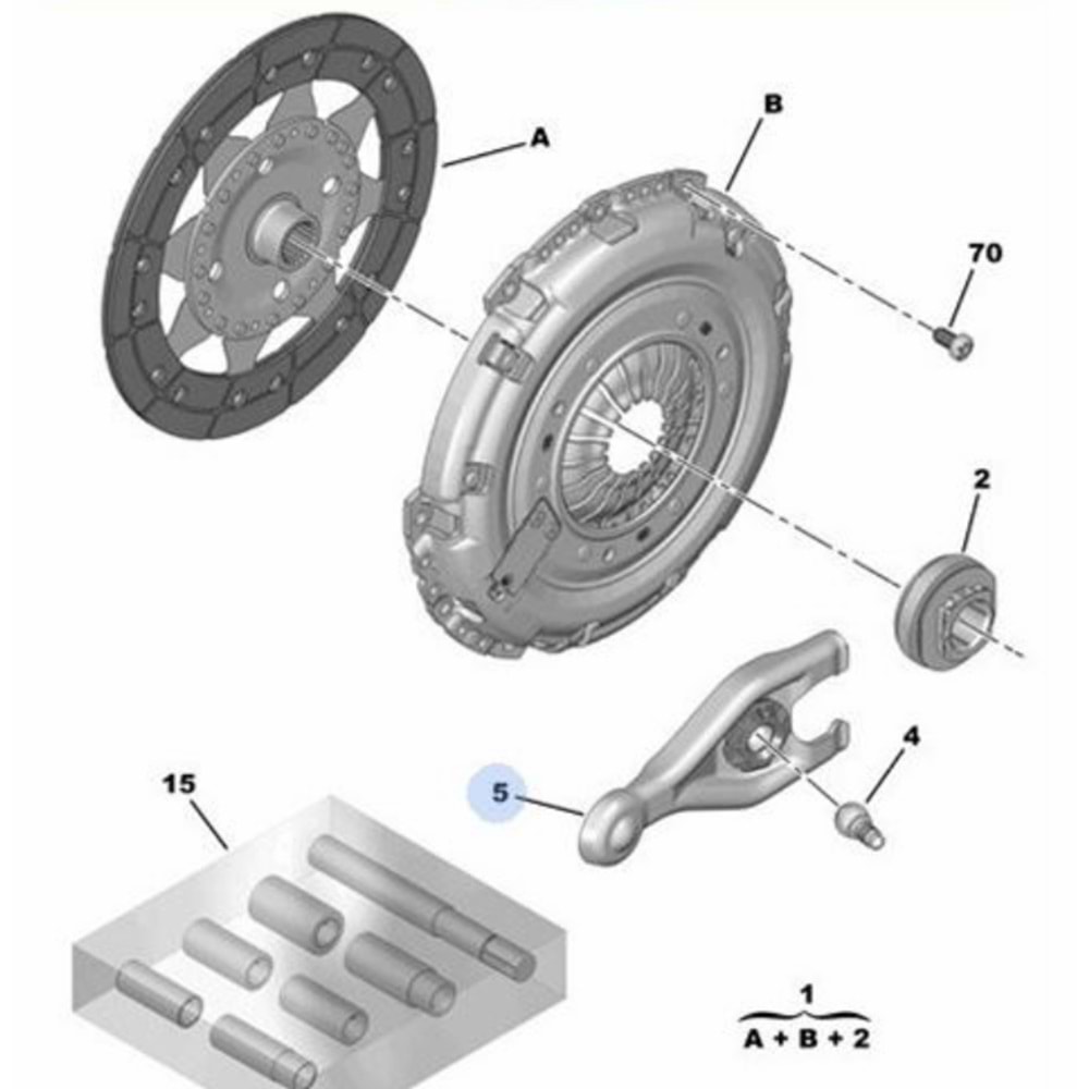 DEBRİYAJ ÇATALI BOXER DEBRİYAJ ÇATALI BOXER-JUMPER 2.2HDI 06->