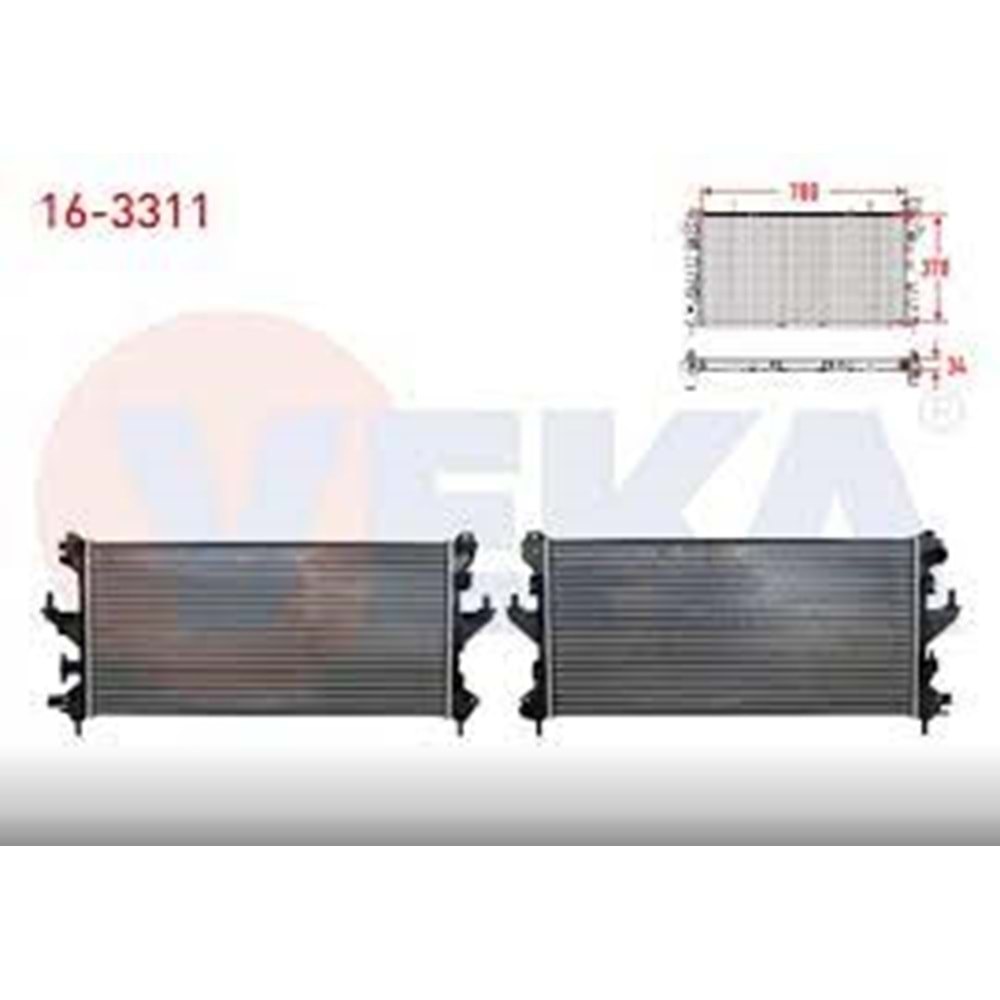 SU RADYATORU MEKANIK FIAT DUCATO BOXER JEST (250) 2.2 MJT M-T (INTERCOOLER BAGLANTISI KALIN) 2006-2014