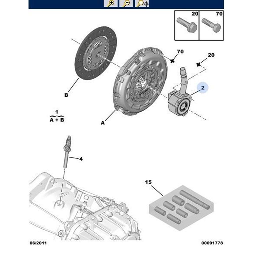 DEBRİYAJ RULMANI DEBRİYAJ ALT MERKEZ DUCATO-JEST 2.3