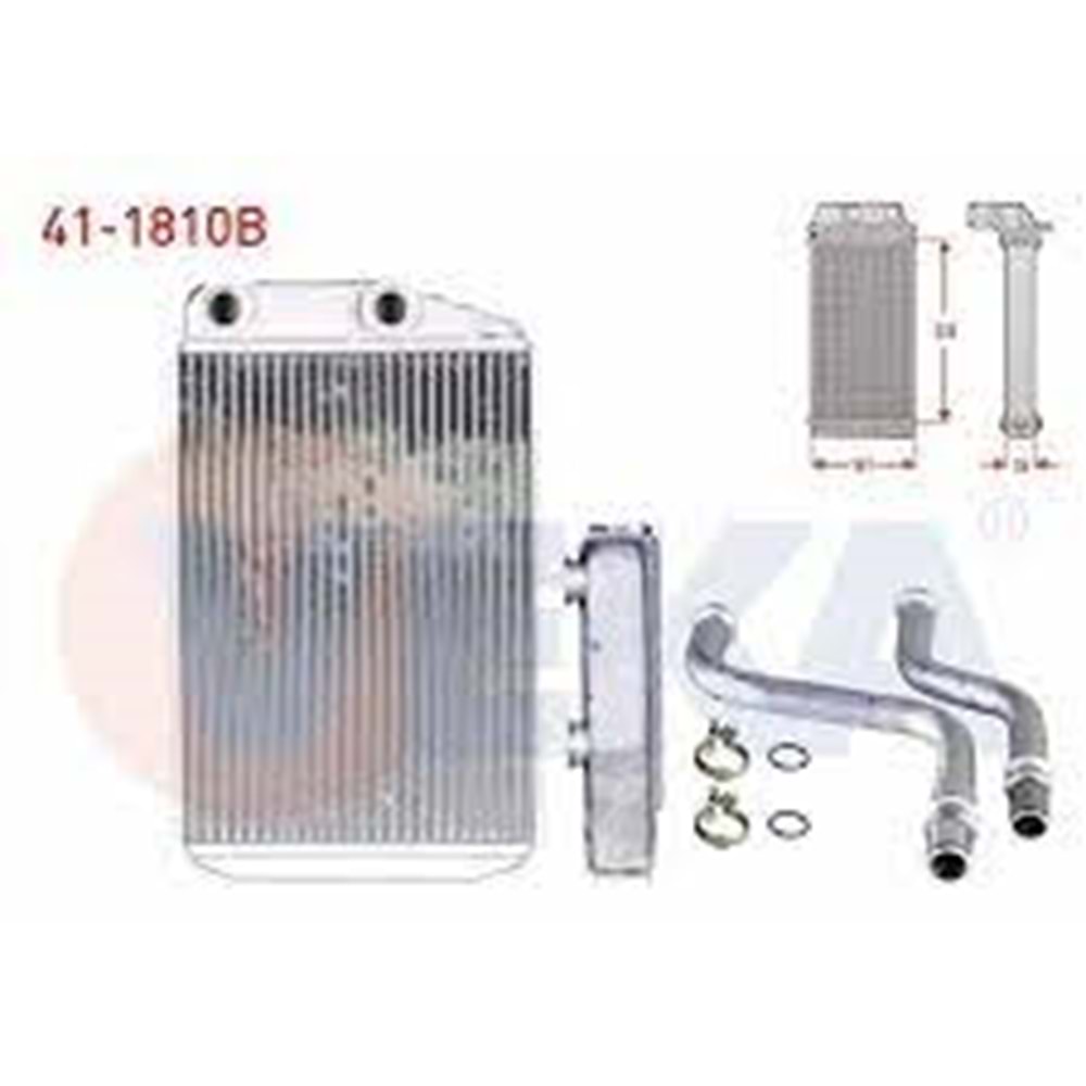 KALORIFER RADYATORU BRAZING AKSESUARLI BORULU FIAT DUCATO 2.0 MJT - 2.3 MJT - 3.0 MJT 2006-2014/ DUCATO 2.0 MJT - 2.3 MJT 2014-/ PEUGEOT BOXER 2.2 HDI 2014-/ CITROEN JUMPER 2.2 HDI 2014-