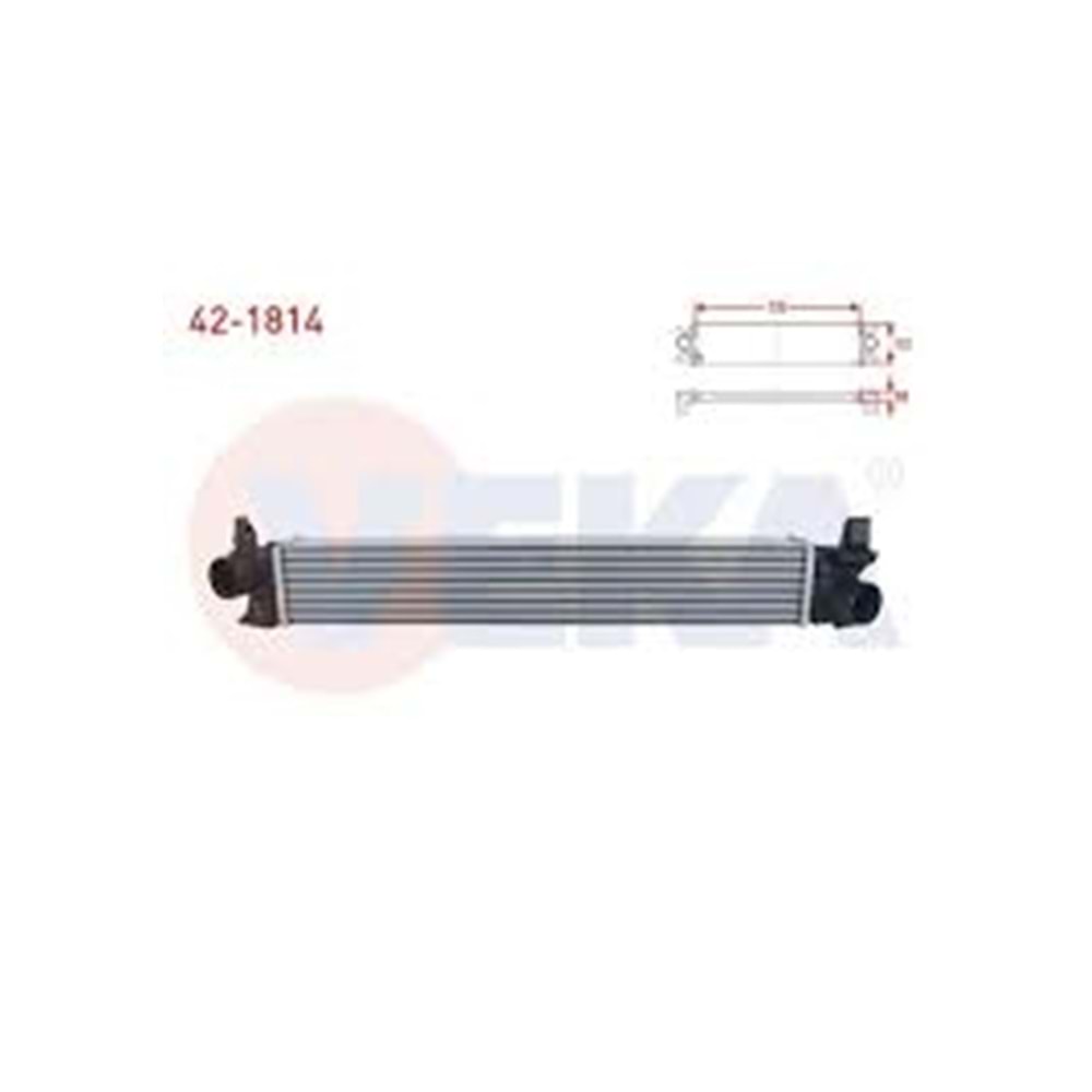 TURBO RADYATORU (INTERCOOLER) CITROEN JUMPER III 2.2 HDI EURO 5 2011-2015 / PEUGEOT BOXER III 2.2 HDI EURO 5 2011-2015- / FIAT DUCATO 2.3 JTD EURO 5 2011-2015-