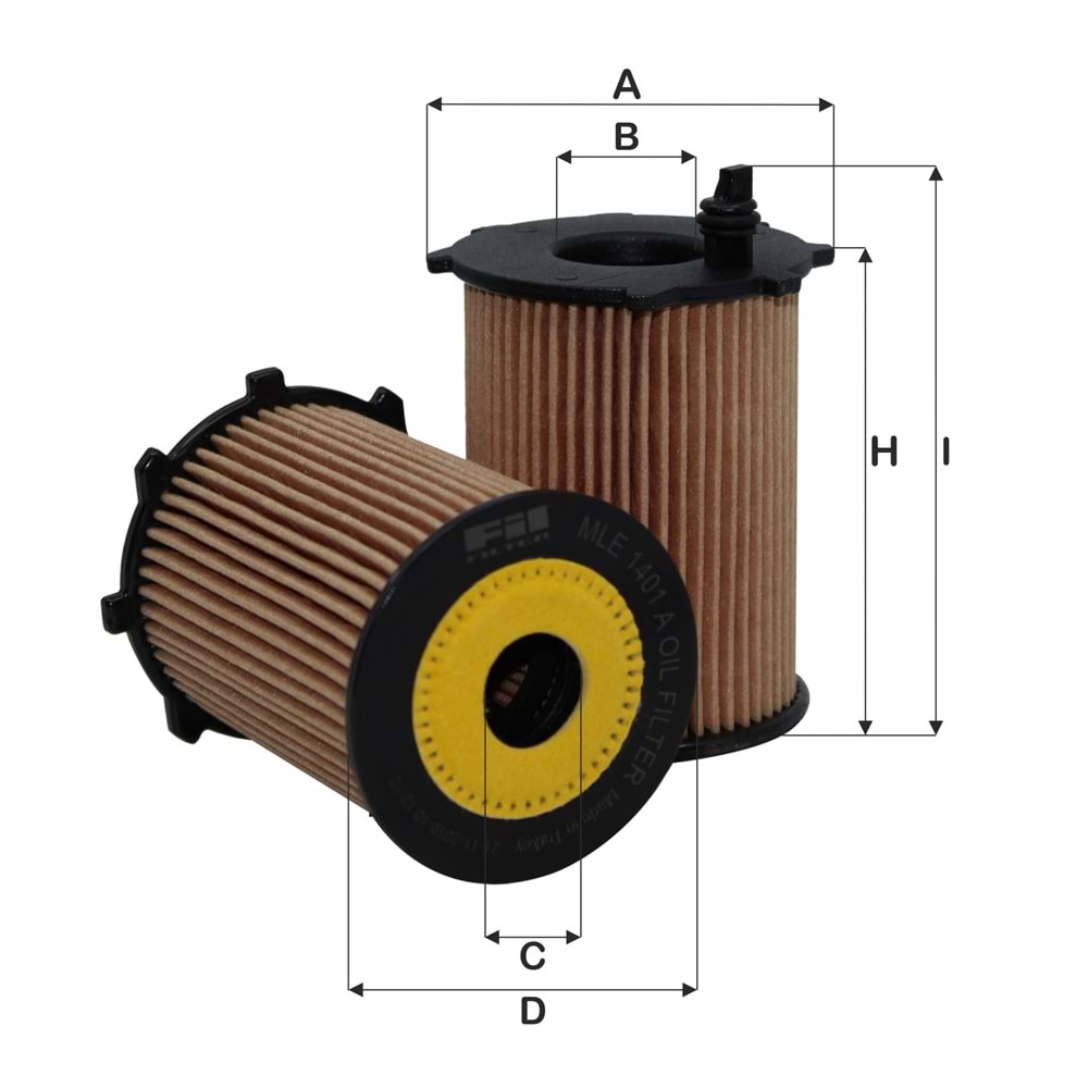 YAG FILTRESI 206-307-407-FIESTA-FOCUS 1.4HDI-1.6 HDI