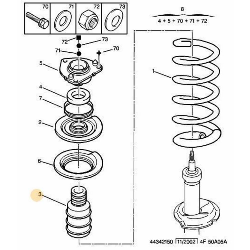 AMORTİSÖR TOZ KÖRÜĞÜ EURO 5-6 HELEZON GET LASTIGI BOXER/13074