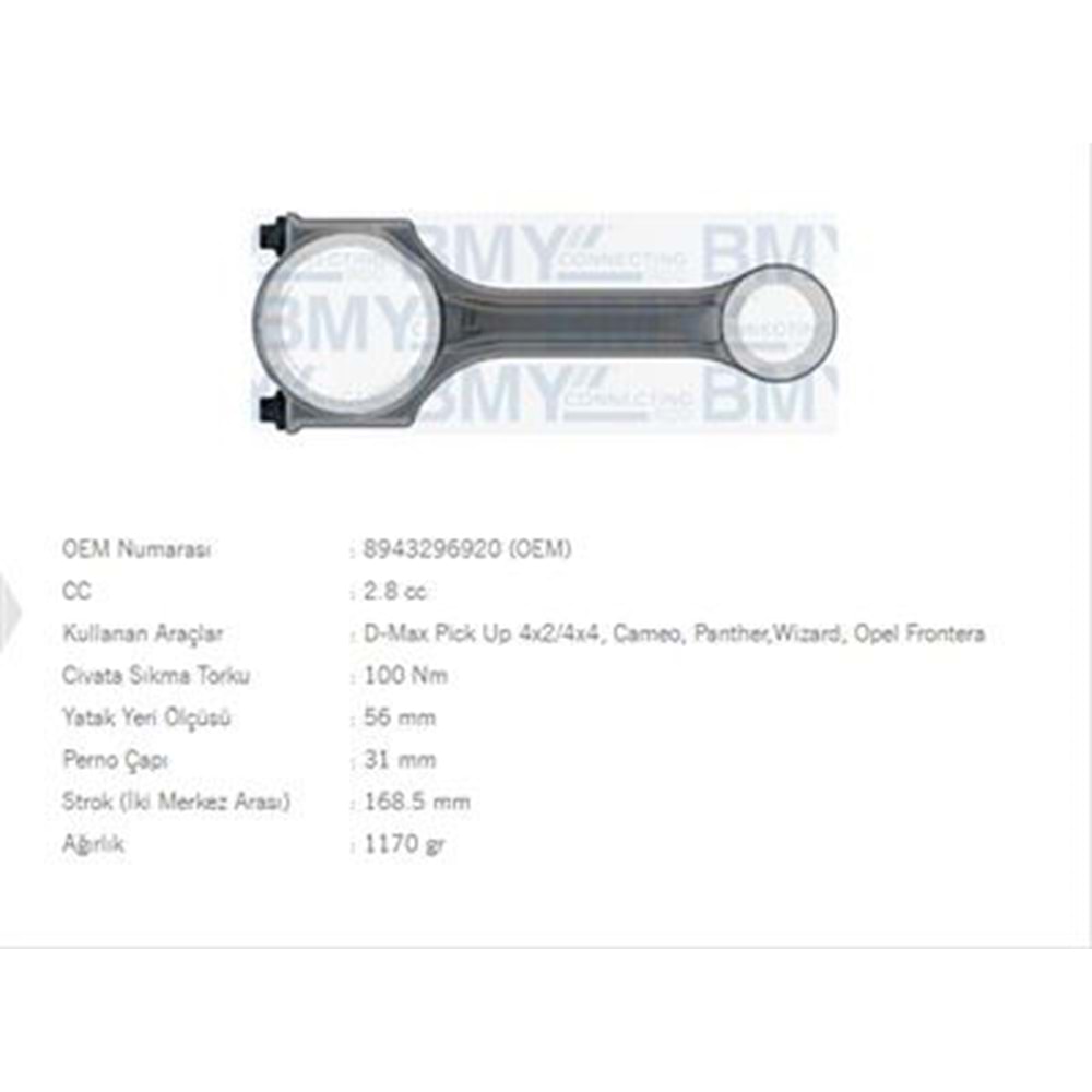 PİSTON KOLU PREMİER 2.8