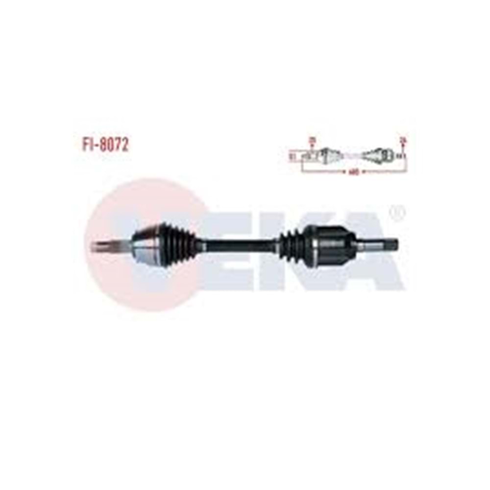 KOMPLE AKS SOL ON FIAT FIORINO (225) 1.3 MJT EURO 5 M-T UZUNLUK 605mm 2013-