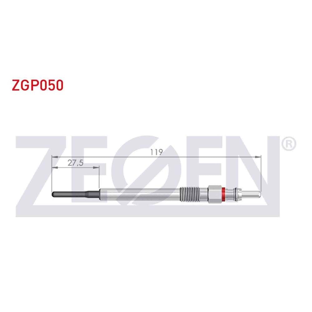 KIZDIRMA BUJI 4,4V (EURO 5) FIAT FIORINO (225) 1.3MJT 2013- / LINEA (323) 1.3MJT 2011- / PEUGEOT BIPPER (AA) 1.3HDI 2013- / CITROEN NEMO 1.3 HDI 2013- / OPEL ASTRA J 1.3CDTI 2009-2016