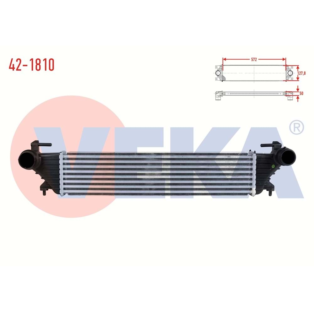TURBO RADYATORU (INTERCOOLER) FIAT EGEA 1.3 MJT 2015-