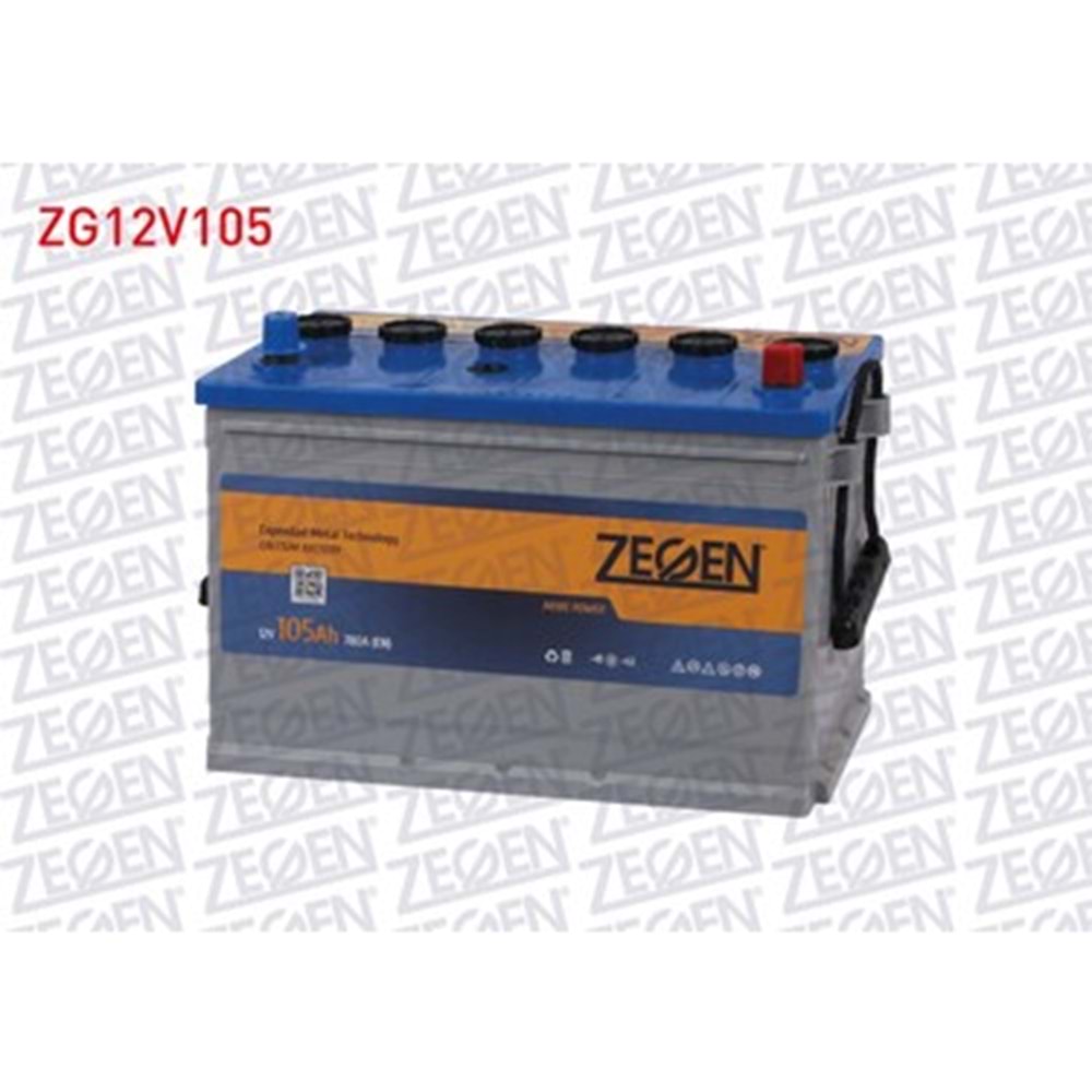 AKU 12V 105 AH (346X175X230) AKÜ 105 AMP