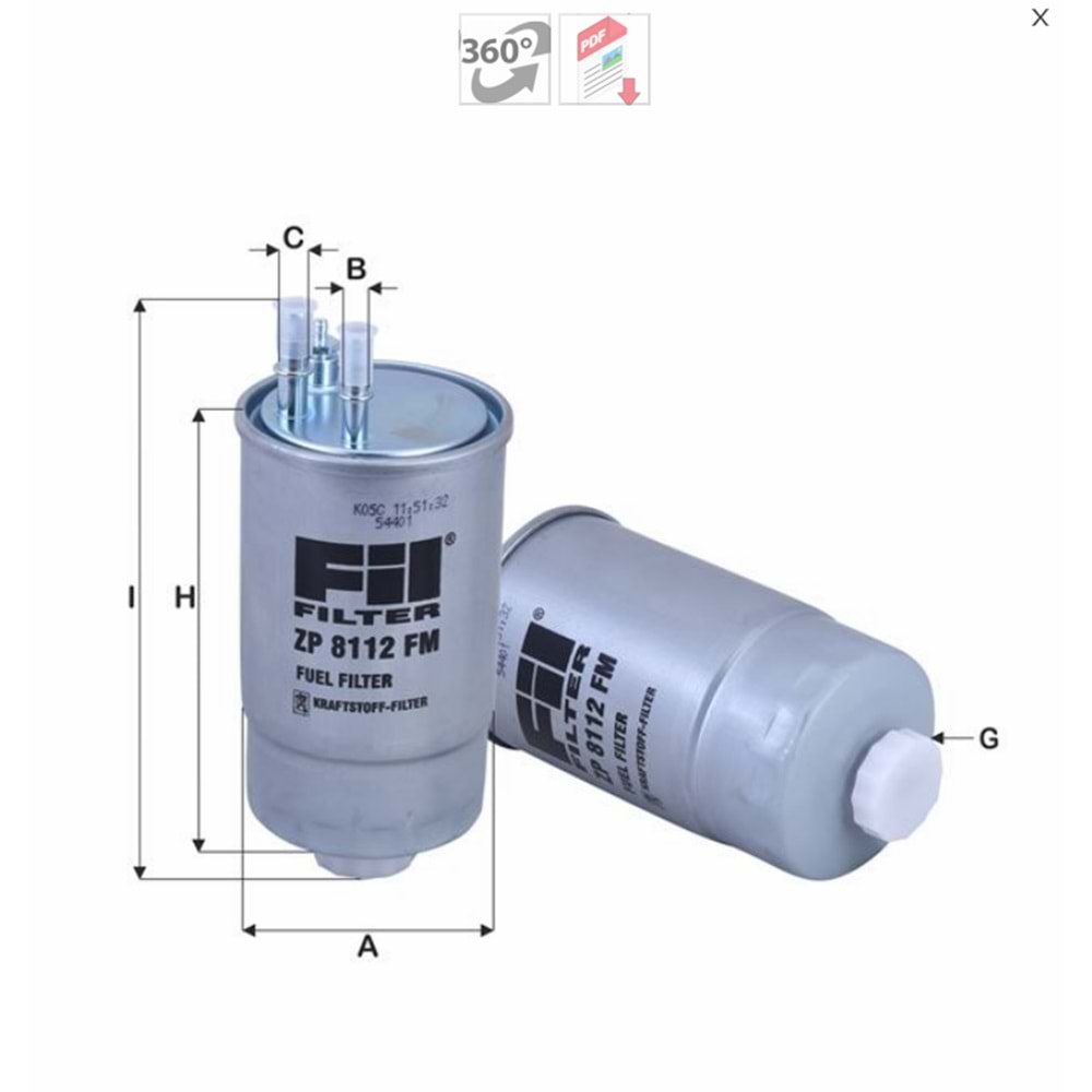 MAZOT FİLTRESİ BOXER III-DUCATO 2.2/2.3JTD EURO5
