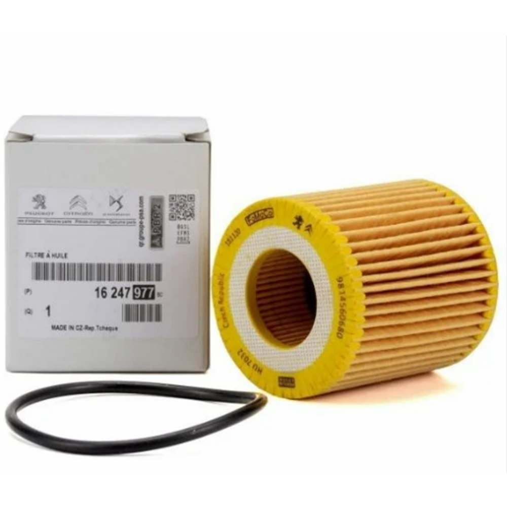 1680682480 YAĞ FİLTRESİ 208-2008-3008-5008-EXPERT IV 1.5 HDI 100 (DV5RD 75KW EURO 6.2)
