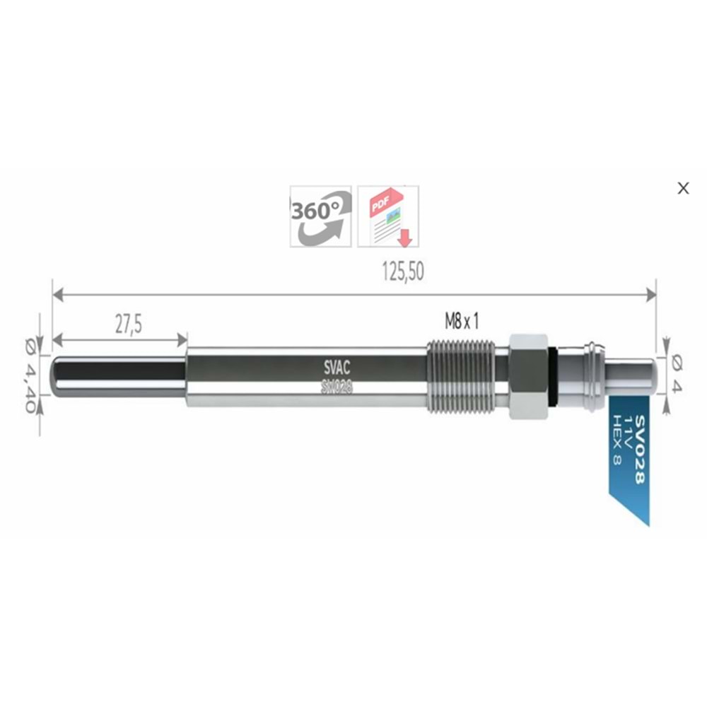 ISITMA BUJİSİ 206-307-308-PARTNER-BIPPER 1.4/1.6