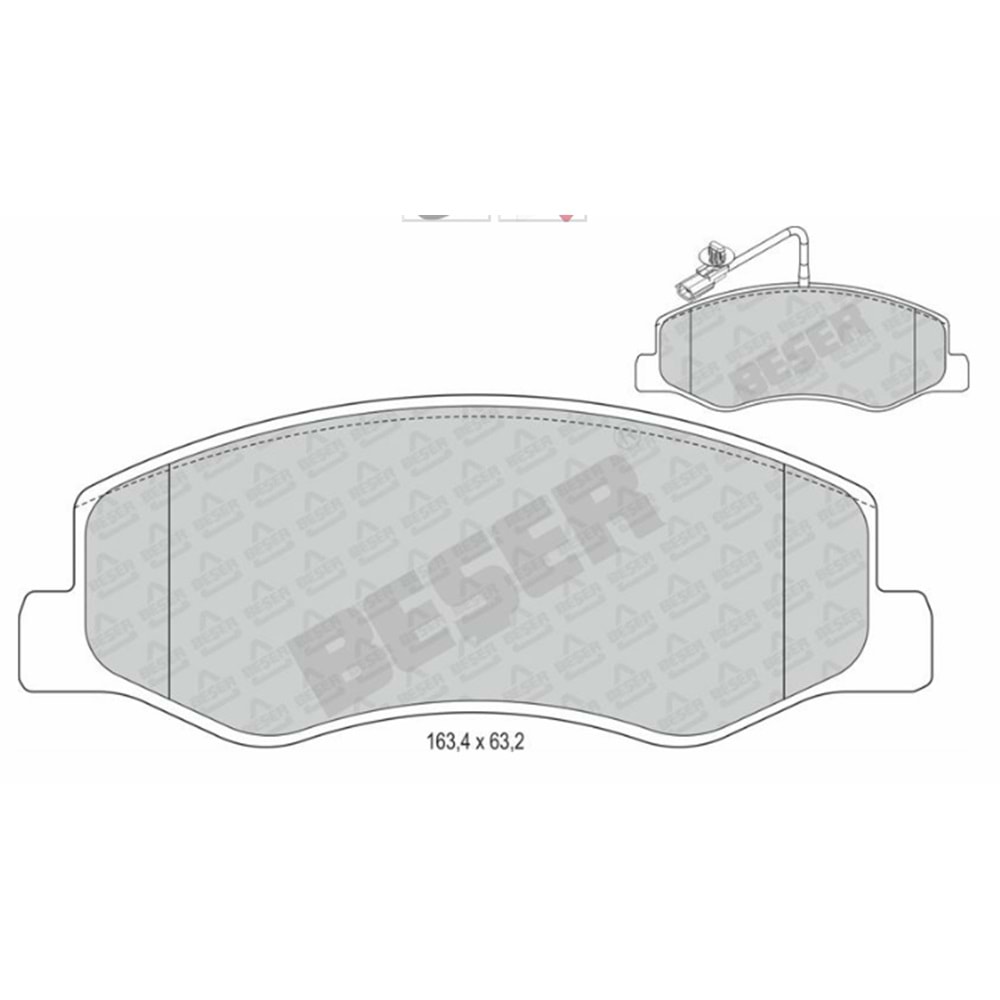 ARKA FREN BALATASI MASTER III ÇİFT TEKER-JEST