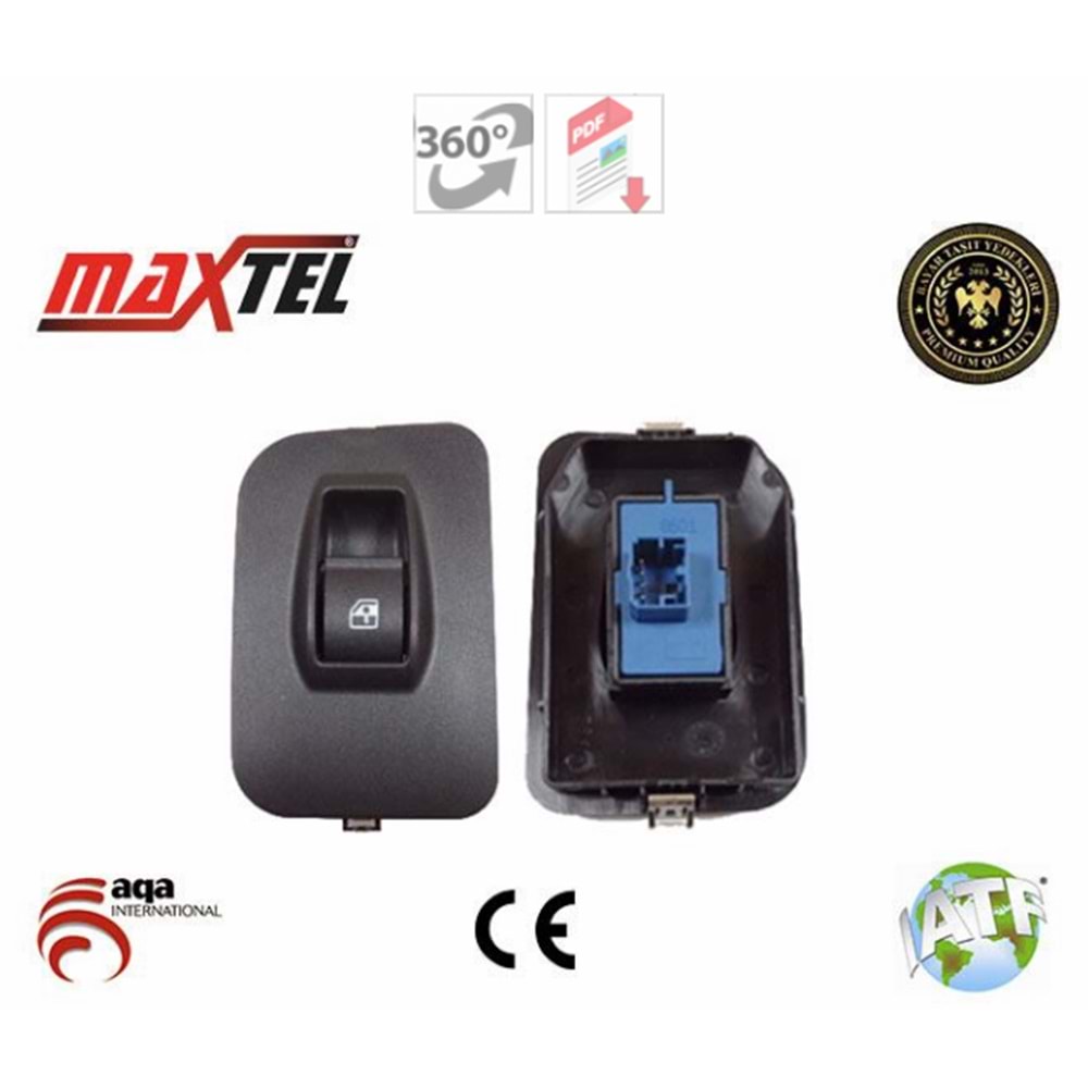 CAM ANAHTARI kaldırma düğmesi fiorino FIORINO DUCATO III DOBLO III BOXER III JUMPER III ON SAG 4 FISLI TEKLI MAVI 25111