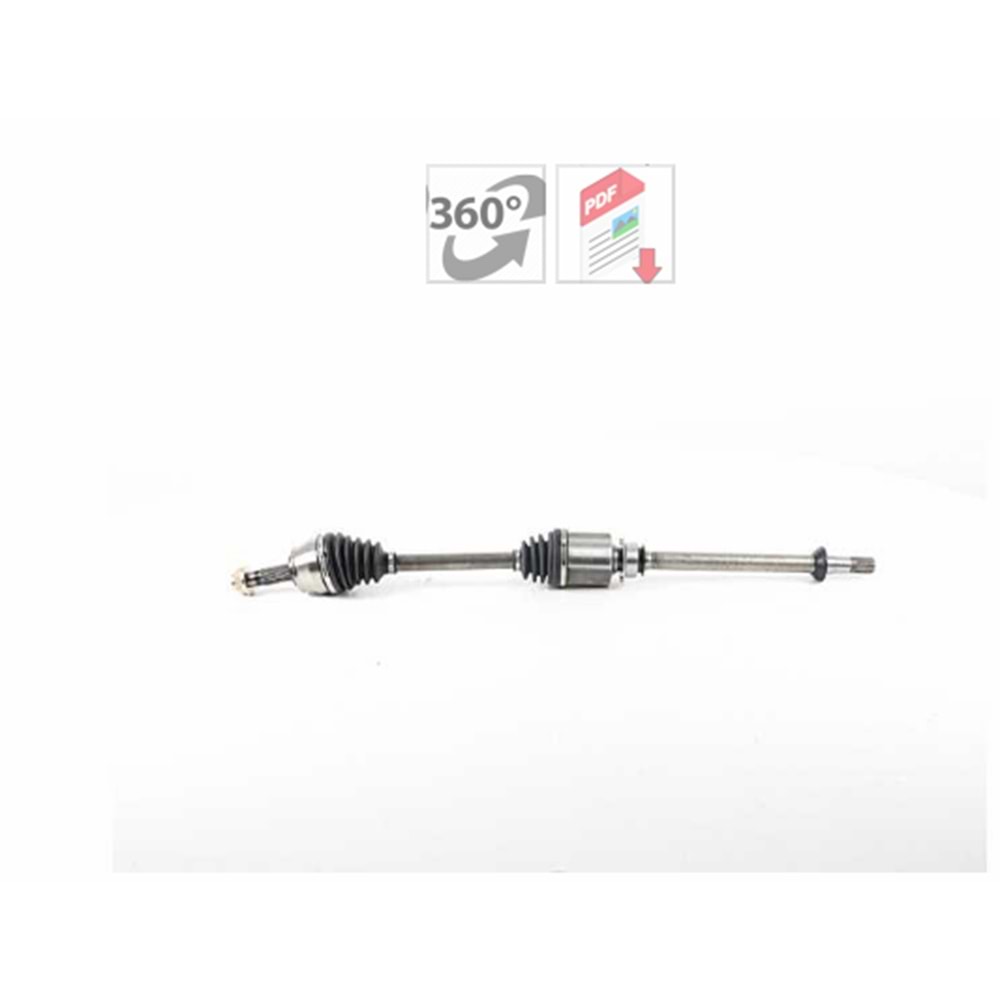 BSG25-350-011 KOMPLE AKS SOL ON FIAT EGEA 1.3 MJT M-T UZUNLUK 651 mm 2015-