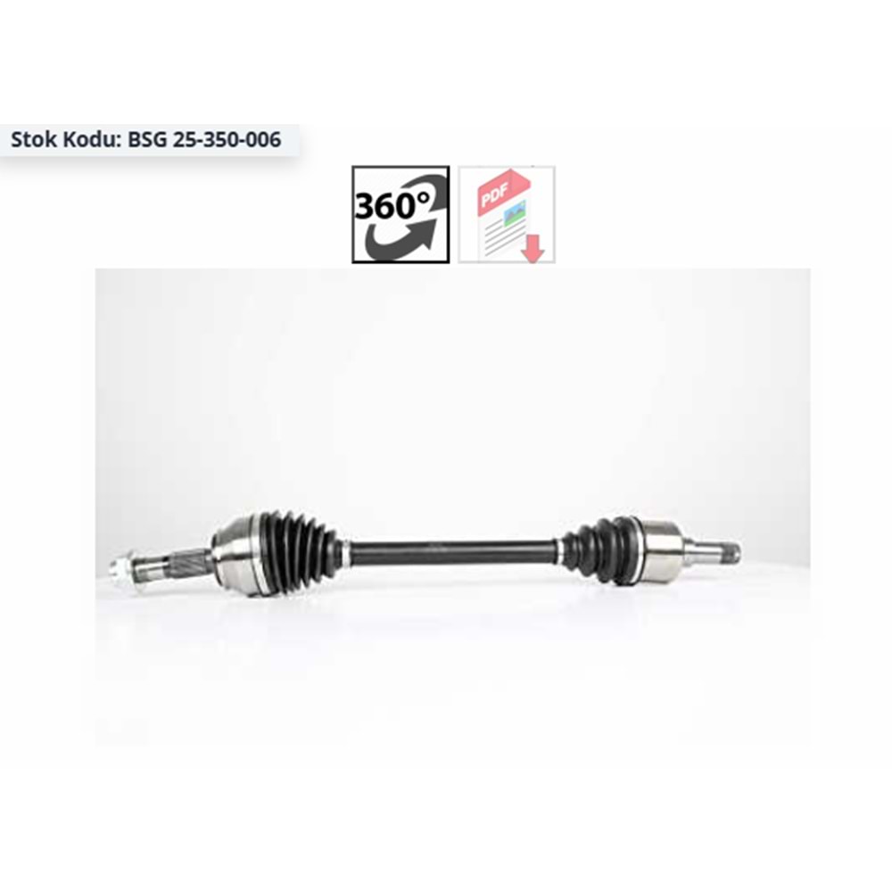 AKS DUCATO SOL ON UZUNLUK 806mm FIAT DUCATO (250) 2.3 MJT 2006-2014 / PEUGEOT BOXER 2.2 HDI 2006-2014 / CITROEN JUMPER 2.2 HDI 2006-2014