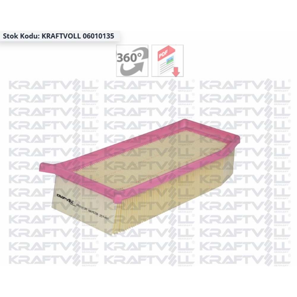 HAVA FİLTRESİ CLIO IV 12 CAPTUR I 13 EXPRESS 21 LOGAN II 13 SYMBOL III 13 SANDERO II 12 DUSTER 10 18