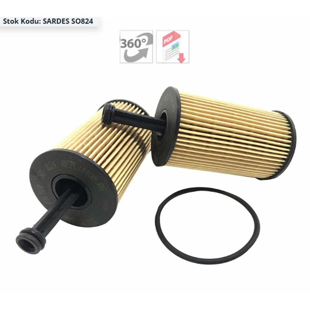 YAĞ FİLTRESİ PARTNER-BERLINGO 96- -106 97- -206 98- -306 93-01 -307- C3 02 - 1.4-1.6 16V