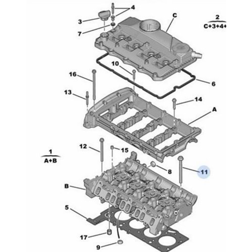 SİLİNDİR KAPAK CİVATASI BOXER