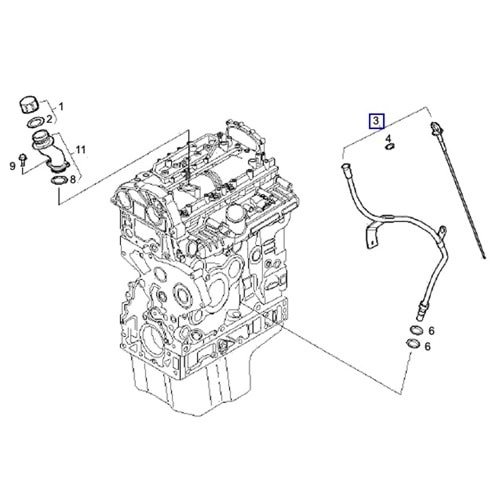 YAĞ BORUSU KOMPLE JEST DUCATO YAĞ ÇUBUĞU