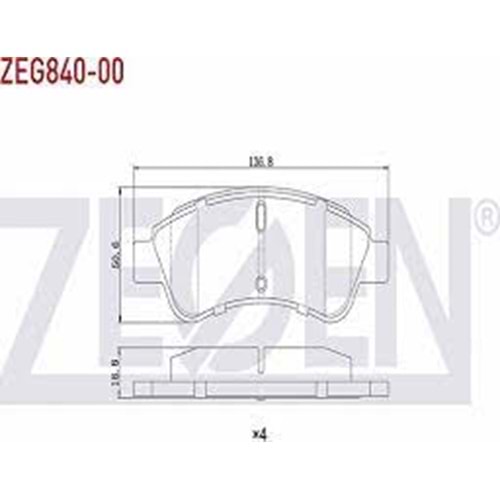 FREN BALATA ON PARTNER 96-08/301 1.6 HDI 12-/307 1.4 HDI 00-07/206 00-/207 05-/208 12-/2008 I 13- /BERLINGO 1.6 HDI 96-08/C-ELYSEE 1.6 HDI 12-/C4 1.6 HDI 04-09/C3 II 1.4 HDI 09-16/CORSA F 1.2 1.5 19-