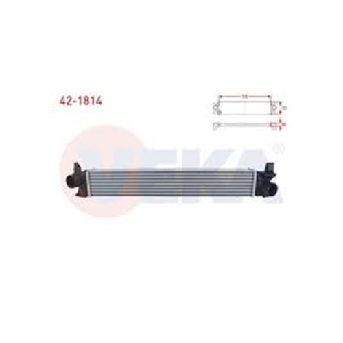 TURBO RADYATORU (INTERCOOLER) CITROEN JUMPER III 2.2 HDI EURO 5 2011-2015 / PEUGEOT BOXER III 2.2 HDI EURO 5 2011-2015- / FIAT DUCATO 2.3 JTD EURO 5 2011-2015-