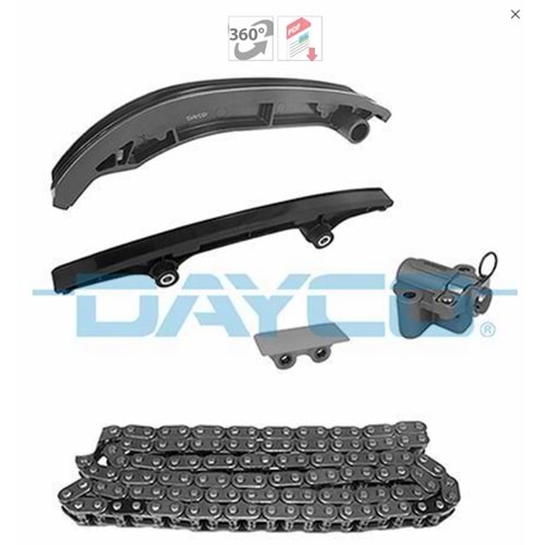 EKSANTRİK ZİNCİR TAKIMI SETİ B EKSANTRİK ZİNCİR KİTİ (Keçe ve Conta yok) BOXER III-TRANSIT -CUSTOM 2.2 06->