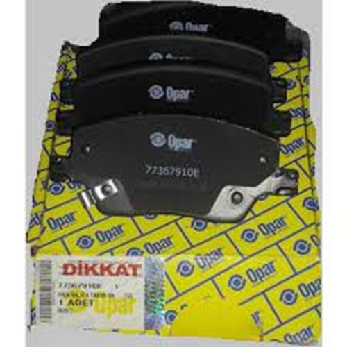 FREN BALATASI ON EGEA ÖN FREN BALATASI EGEA 1.4-1.6-1.3 MULTİJET – 1.6 D MULTİJET 15