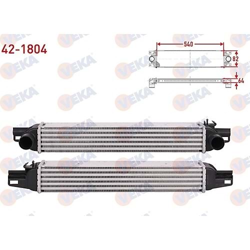 TURBO RADYATORU (INTERCOOLER) FIAT FIORINO (225) 1.3 MJT EURO 4 2007-