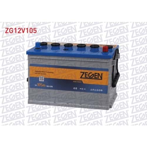 AKU 12V 105 AH (346X175X230) AKÜ 105 AMP
