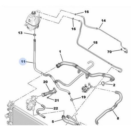 YEDEK SU DEPO HORTUMU BOXER JUMPER III