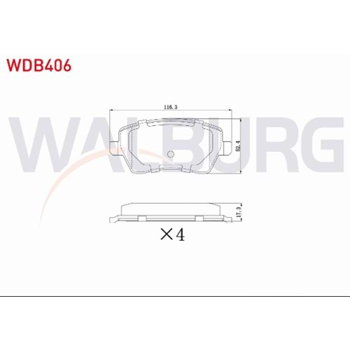 FREN BALATA ON CLIO III 1.2i 16v 2005-2012/CLIO III 1.4i 16v 2005-2012/ CLIO III 1.5 DCI 2005-2012/DACIA DUSTER 1.5 DCI 2012-/DOKKER 1.5 DCI 2012-/LODGY 1.5 DCI 2012-/NISSAN MICRA 1.2i 16v 2003-2010