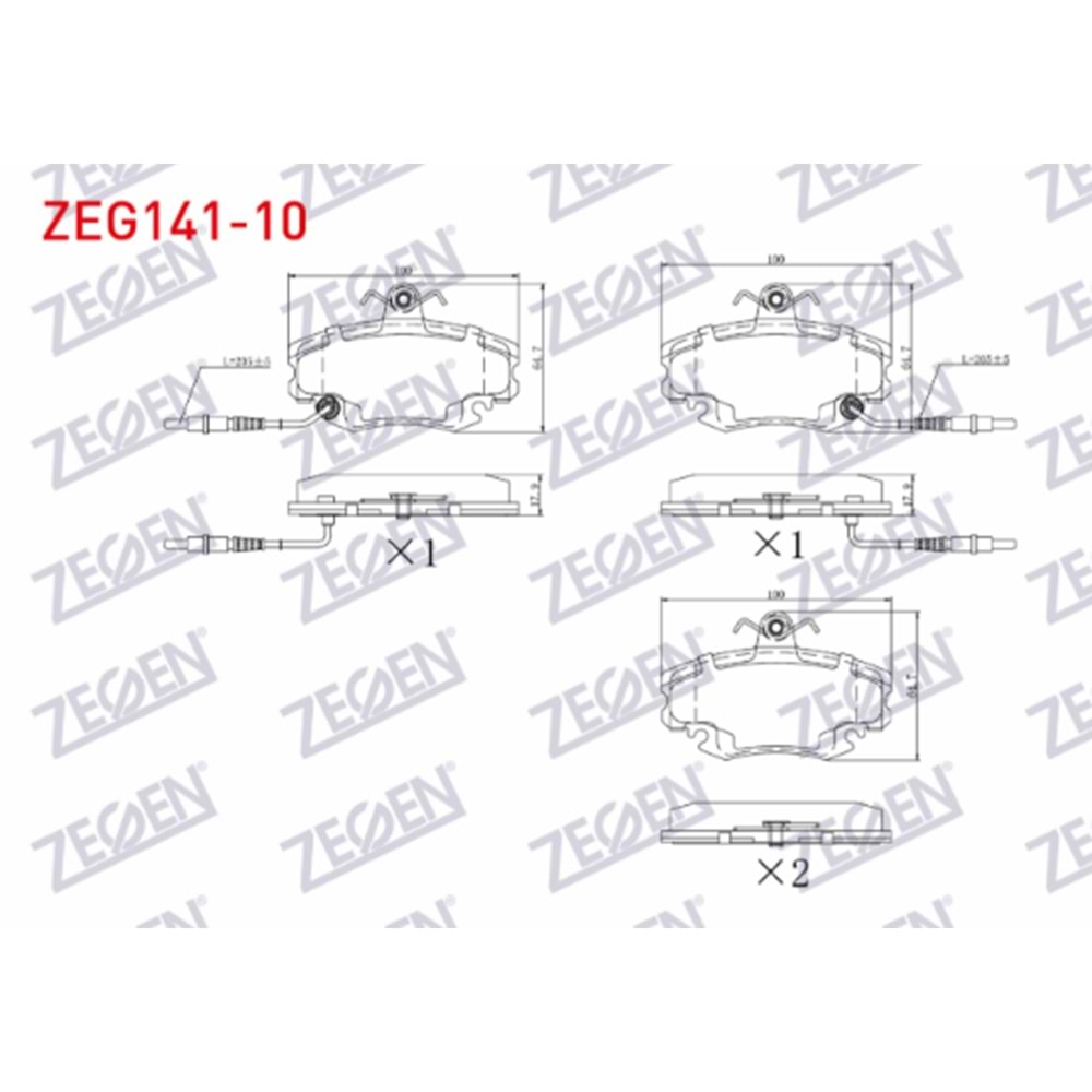 FREN BALATA ON FISLI RENAULT CLIO SYMBOL 1.5 DCI 1998-2005 / 1.2 1998-2005/ CLIO II 1.2 1998-2005/ THALIA (LB0/1/2) 1.5 DCI 1998-2008 / DACIA LOGAN 1.5 DCI 2004-2012/ SANDERO 1.4i 2008-2013
