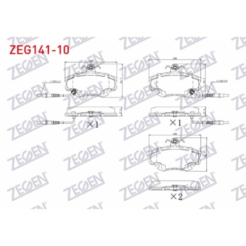 FREN BALATA ON FISLI RENAULT CLIO SYMBOL 1.5 DCI 1998-2005 / 1.2 1998-2005/ CLIO II 1.2 1998-2005/ THALIA (LB0/1/2) 1.5 DCI 1998-2008 / DACIA LOGAN 1.5 DCI 2004-2012/ SANDERO 1.4i 2008-2013