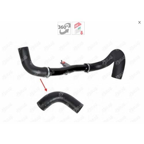 TURBO BORUSU TURBO HORTUMU KÜÇÜK METAL BORU HARİÇ DUCATO III 2.