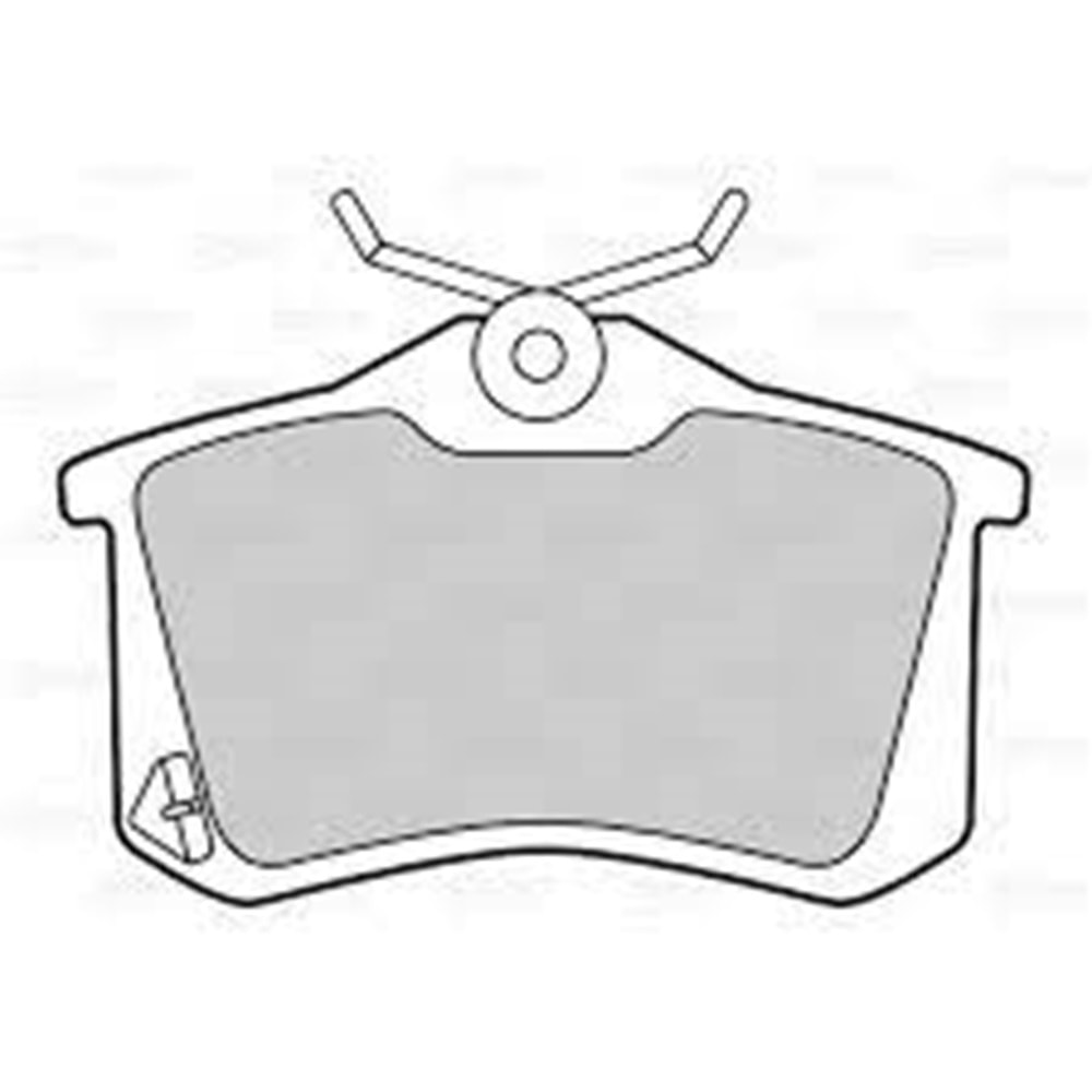 FREN BALATASI ARKA WVA 20960 MEGANE II - A3-GOLF-PASSAT II.III.IV-VENTO-JETTA II-OCTAVIA-CORDOBA-IBIZA-TOLEDO P405 I-II YUKSEKLIK:52.9mm UZUNLUK:87mm KALINLIK:16mm