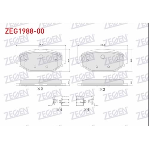FREN BALATA ON FIAT DOBLO 2022-/ PEUGEOT RIFTER 2019-/ PARTNER 2021-/ 308 III 2021-/ 508 II 2019-/ CITROEN BERLINGO 2021-/ DS 4 II 2021-/ OPEL ASTRA L 2021-/ COMBO E 2019-/ GRANDLAND 2017-