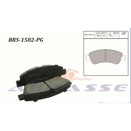 ON FREN BALATASI PARTNER Y.M 03>-206-207-307-2008-301-1007-C2-C3-OPEL CORSA F(ARKA BALATA BOXER3 06>