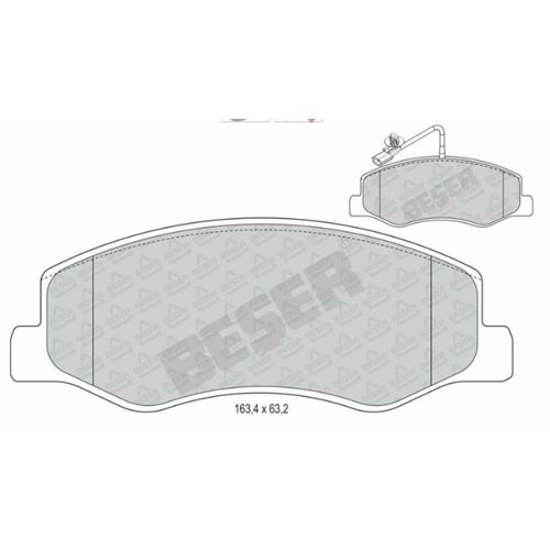 ARKA FREN BALATASI MASTER III ÇİFT TEKER-JEST