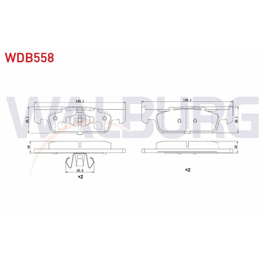 FREN BALATA ON RENAULT SYMBOL III (JZ0/1) 1.5 DCI 16 JANT 2012-/ CLIO IV 1.5 DCI 75 HP 2012-/ CLIO IV 1.2 16v 16 2012-/ DACIA SANDERO STEPWAY 1.5 DCI 2012-/ SMART FORTWO 1.0 2014-/ FORFOUR 1.0 2014-