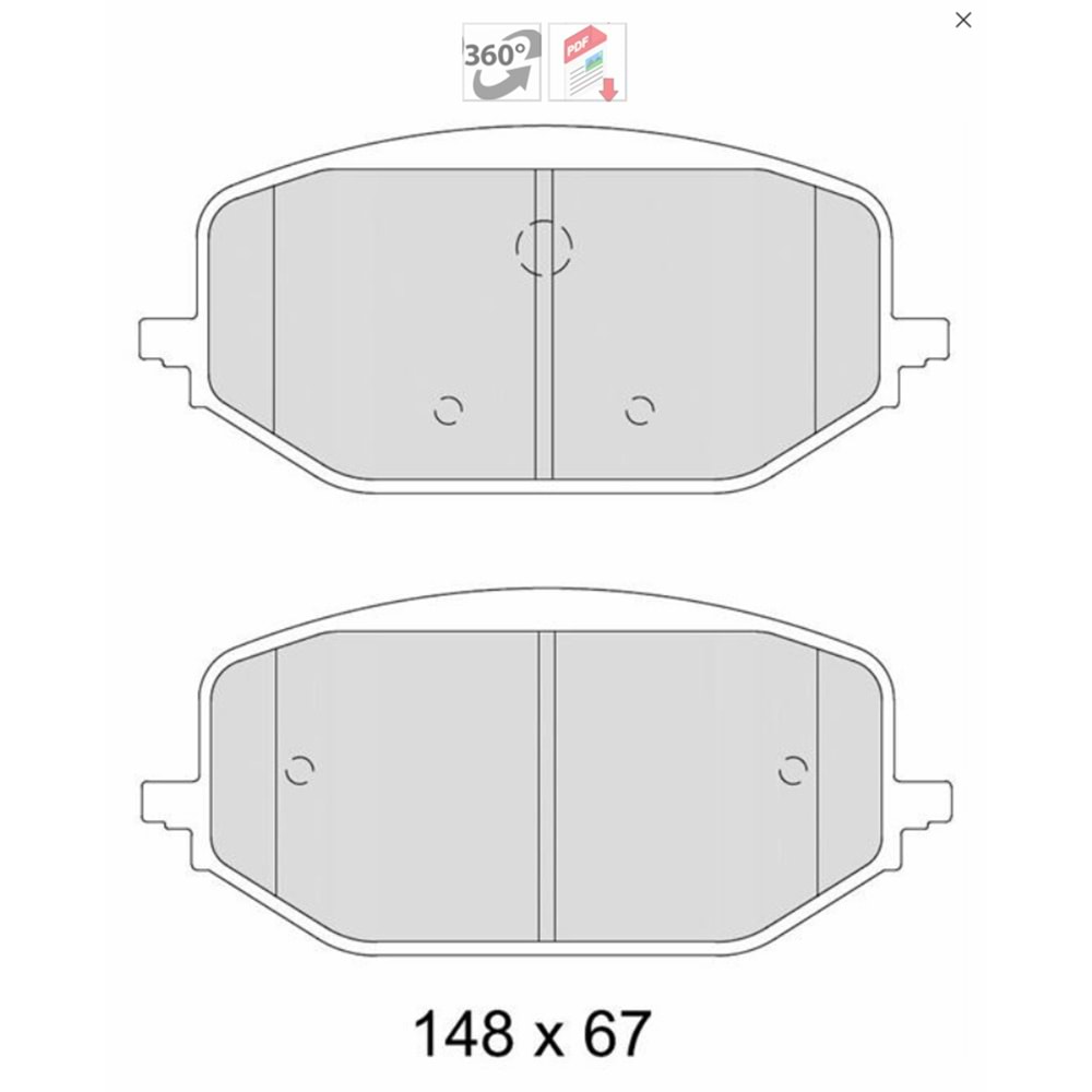 FREN BALATA ON FIAT DOBLO 2022-/ PEUGEOT RIFTER 2019-/ PARTNER 2021-/ 308 III 2021-/ 508 II 2019-/ CITROEN BERLINGO 2021-/ DS 4 II 2021-/ OPEL ASTRA L 2021-/ COMBO E 2019-/ GRANDLAND 2017-