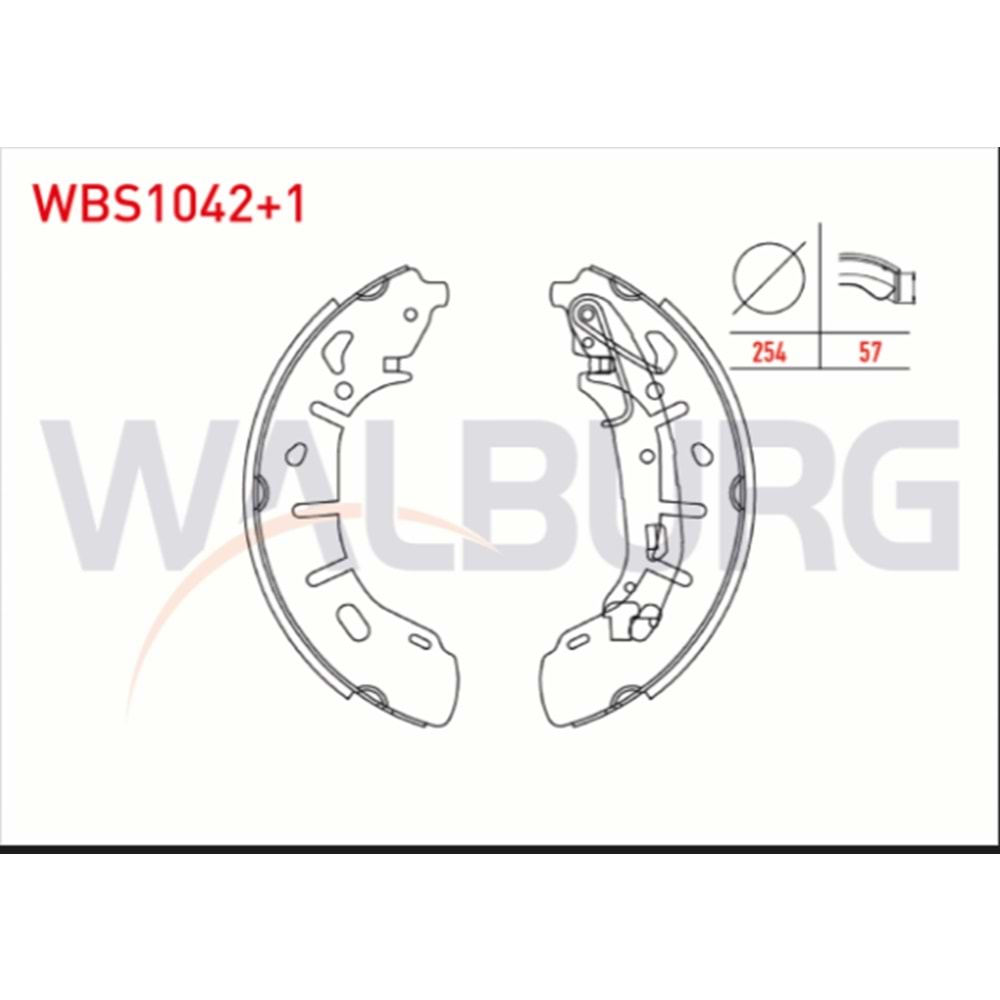 MJT LEVYELI 254X57 mm 2010-/FIAT DOBLO 1.3 MJT-1.9 MJT 2010-/ DOBLO MAXI 1.3 MJT - 1.6 MJT 2010-