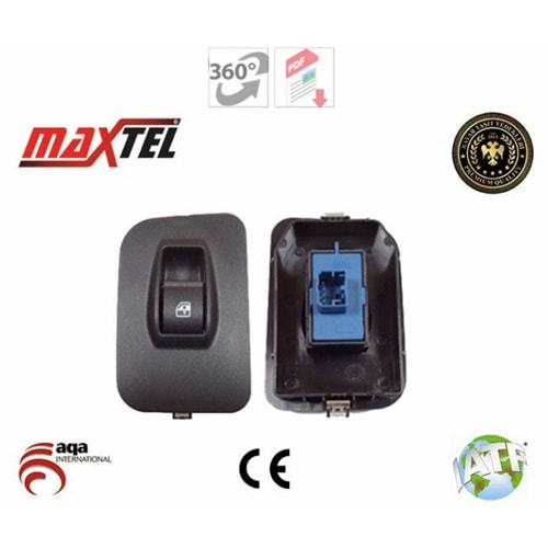 CAM ANAHTARI kaldırma düğmesi fiorino FIORINO DUCATO III DOBLO III BOXER III JUMPER III ON SAG 4 FISLI TEKLI MAVI 25111