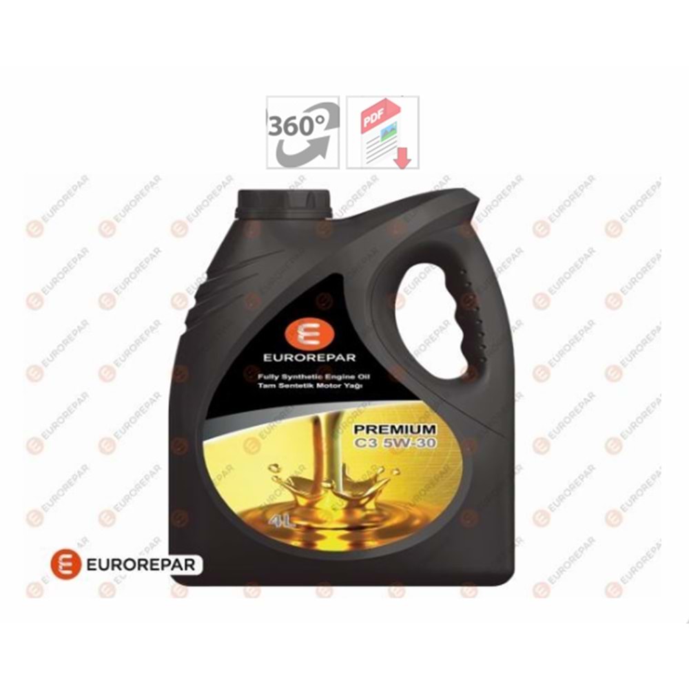 1680357580 ERP MOTOR YAĞI PARTİKÜLLÜ PREMIUM C3 5W-30 4LTX4