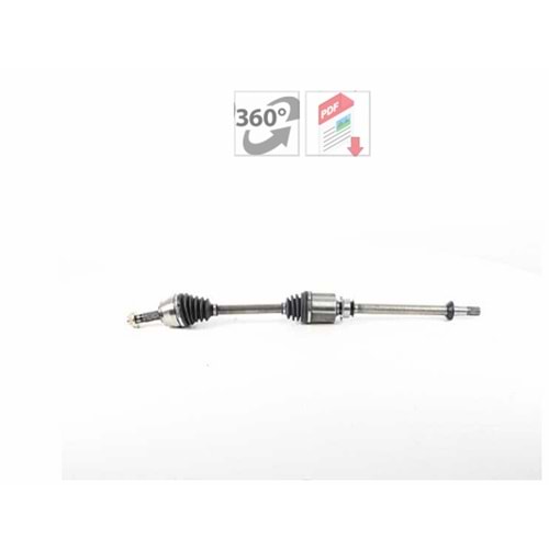 BSG25-350-011 KOMPLE AKS SOL ON FIAT EGEA 1.3 MJT M-T UZUNLUK 651 mm 2015-