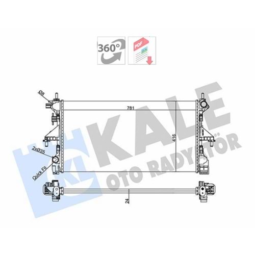 RADYATÖR YENİ MODEL SU BOXER III-DUCATO-JUMPER EURO5 (MT) 2014>