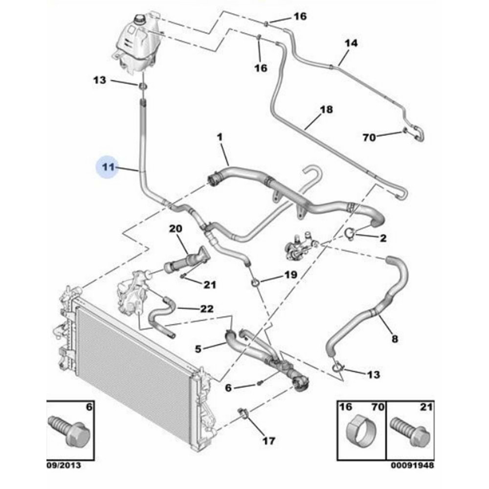 OPAR1369478080 YEDEK SU DEPO HORTUMU BOXER JUMPER III