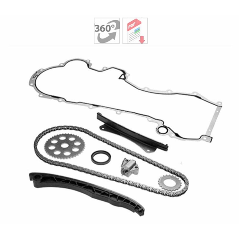 EKSANTRİK ZİNCİR SETİ ASTRA H-CORSA C-D-COMBO-C-D-ASTRA J-MERIVA-ALBEA-DOBLO-EGEA-PUNTO-500- 1.3 JTD