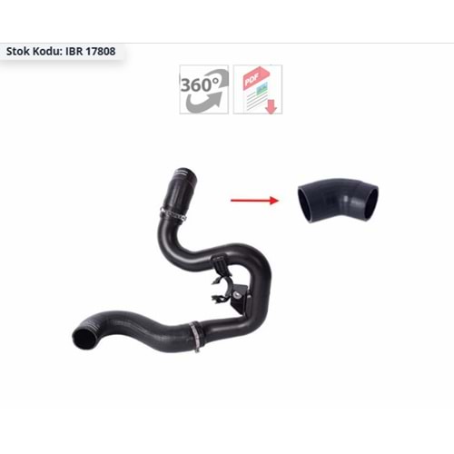 TURBO HORTUMU BOXER3 JUMPER 16>2.0HDI-2.2HDI EURO6 DW10FU-DW12RU